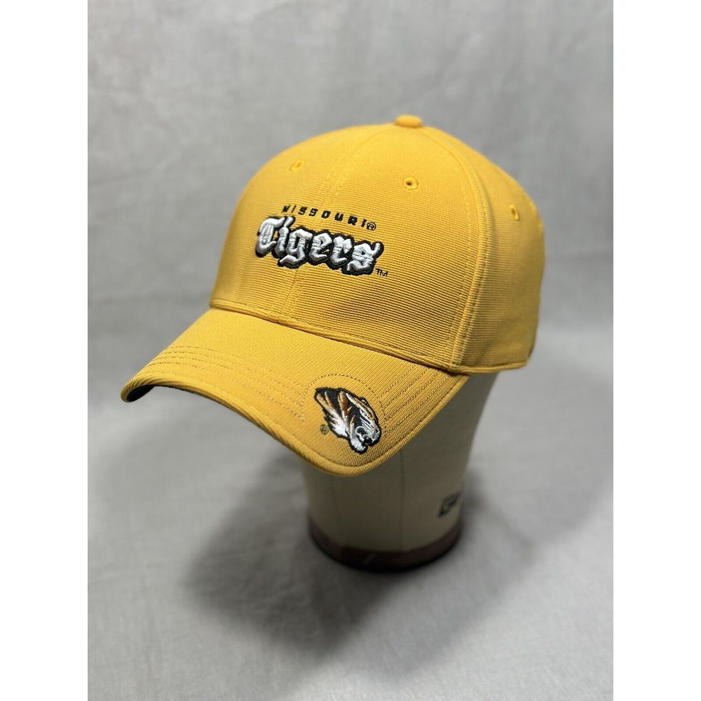 MISSOURI TIGERS HAT‎ MIZZOU NCAA Golden Yellow Logo Strapback Adjustable Cap